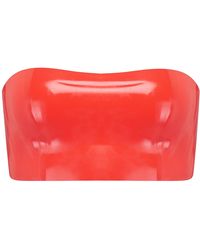 Elissa Poppy - Latex Crop Top - Lyst