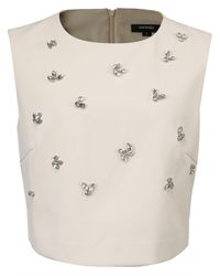 Smart and Joy - Sleeveless Embroidered Top - Lyst