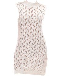 Maison Bogomil - Soft Rupture – Linen-Blend Knit Tunic Dress - Lyst