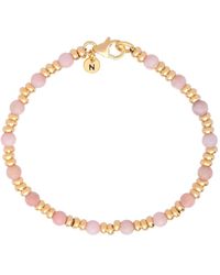 Nellou Jewellery - Gem Bracelet October Birthstone Opal Plated Sterling - Lyst