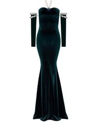 Nur Karaata - Dynasty Necklace Gown - Lyst