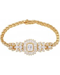 LÁTELITA London - Countess Gemstone Bracelet Moissanite - Lyst