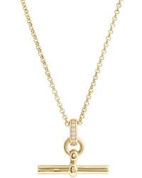 Hye Jane Jewelry - Juliette T Bar Necklace - Lyst