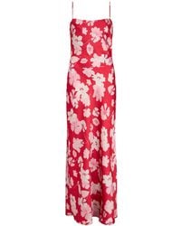 Lily and Lionel - Roxy Spaghetti Strap Savannah Print Maxi Dress - Lyst