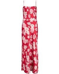 Lily and Lionel - Roxy Spaghetti Strap Savannah Print Maxi Dress - Lyst