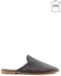 Rag & Co - Lia Handcrafted Suede Mules - Lyst
