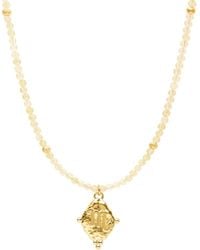 Seven Saints - Scorpio Gemstone Choker Necklace, Citrine, Plated - Lyst