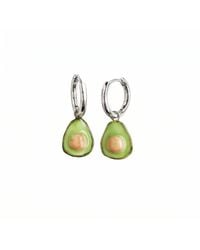 POPORCELAIN - Mini Porcelain Avocado Earrings, Tone - Lyst