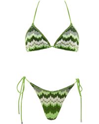 Aulala Paris - Coastal Forests Triangle Broderie Bikini - Lyst