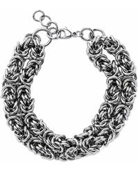 Kirei - Torque Chain Bracelet – Stainless Steel - Lyst