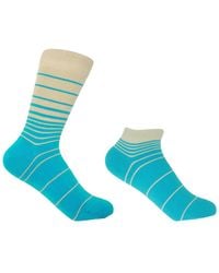 Peper Harow - Made in England - Retro Stripe Luxury Crew & Trainer Socks Bundle - Lyst