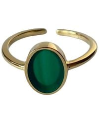 Fi Collection - Plated Onyx Ring - Lyst