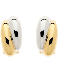 Emma Holland Jewellery - Platinum Curve Clip Earrings - Lyst