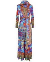 Beatrice von Tresckow - Electric Garden Wide Leg Jumpsuit - Lyst