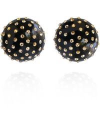 Saule Label - Gaia Midi Jet Earrings - Lyst