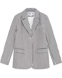 London Atelier Byproduct - Striped Tailored Blazer - Lyst