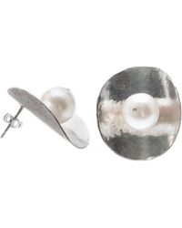 Silver Moon - Pearl Sterling Earrings – Full Moon - Lyst
