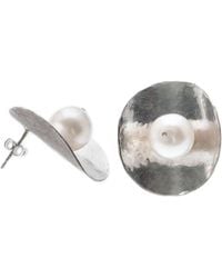 Silver Moon - Pearl Sterling Earrings – Full Moon - Lyst