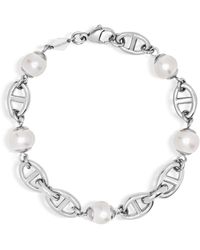 Nialaya - Mariner Bracelet With Pearls - Lyst