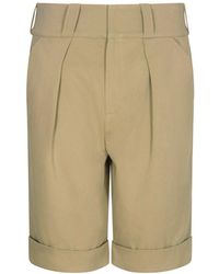 Gunda Hafner Ltd - Neutrals Shorts With Turn - Lyst
