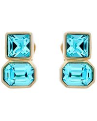 Emma Holland Jewellery - Aqua Bohemica Crystal Clip Earrings - Lyst