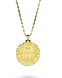 Vermaye Switzerland - Sol Necklace Vermeil Boxchain - Lyst