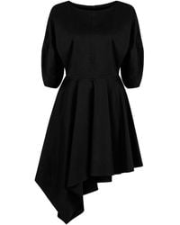 Nocturne Gabardine Dress-black