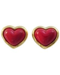 POPORCELAIN - Porcelain Heart Stud Earrings - Lyst