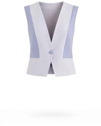 Lumina Eligma - V Button Vest - Lyst