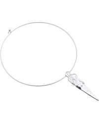 Nicole Amato - Just Love Pendant Necklace On Chic Neckband - Lyst