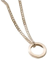 Posh Totty Designs - Sterling Mini Quote Circle Necklace - Lyst
