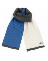 BEIRA - Wool & Cashmere Stripe Scarf – Cool Tones - Lyst