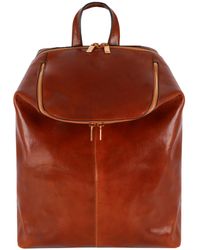 Time Resistance - Cognac Leather Backpack - Lyst
