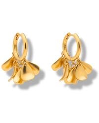 Jaredjamin - Small Large Petali Click-Top Hoop Earrings - Lyst