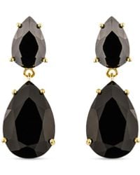 SALLY SKOUFIS - Liberty Earrings With Made Cz Diamond Stimulant - Lyst