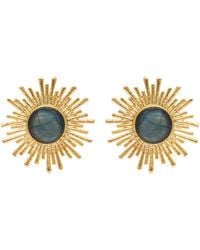 Kybele Studio - Celestial Radiance Earrings With Labradorite - Lyst