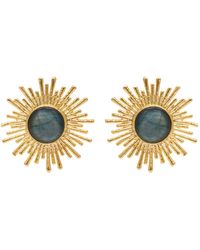 Kybele Studio - Celestial Radiance Earrings With Labradorite - Lyst