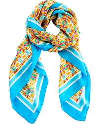 Evelyn & Kate - Elegant All Silk Scarf, Turtle Pattern - Lyst