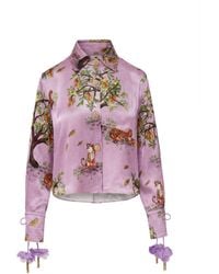 Ashaki - Lilac Shanti Tiger Long Sleeve Shirt - Lyst