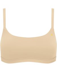 Nudea - Neutrals Stretch Scoop Neck Bralette - Lyst