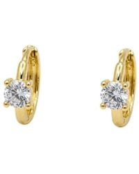 Uchi and Soto - Shikaku Stone Huggie Hoop Earrings - Lyst