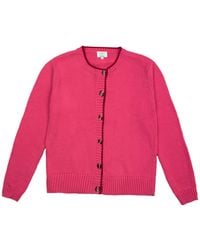 ALOFT - Coralie Tipped Cardigan - Lyst