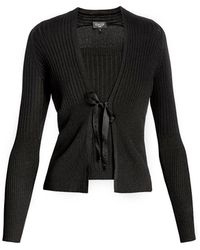 Rumour London - Lea Viscose Blend Fine Knit Cardigan & Vest - Lyst