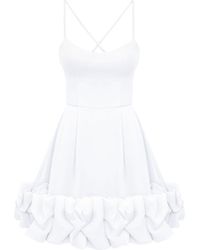 POST MERIDIEM - Backless Bustier Mini Dress - Lyst