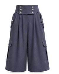 Julia Allert - High-Waisted Utility Bermuda Shorts – - Lyst