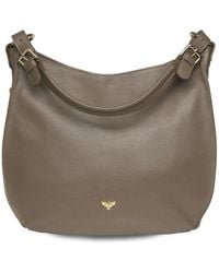 Apatchy London - Neutrals The Harriet Mink Leather Bag - Lyst