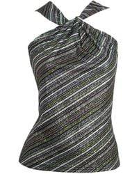 Me & Thee - Packs A Punch Metallic Stripe Top - Lyst