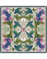 Emily Carter - The Hummingbird Temple Silk Scarf - Lyst