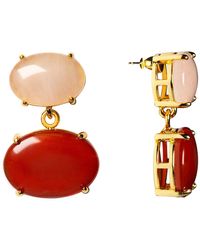 Crystalline Jewellery - Blush & Ruby Earrings - Lyst