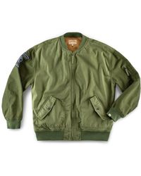 &SONS Trading Co - Damsons Cali Bomber Jacket Army - Lyst
